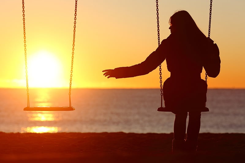 Separationsangst kan også opleves som angst for at være alene.
